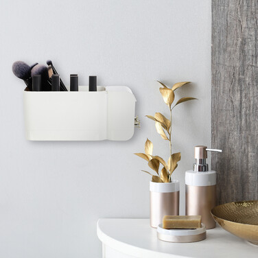Relaxdays Kosmetik Organizer Wand
