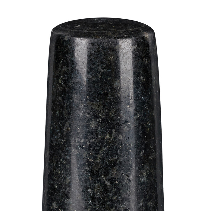 Relaxdays Granit Mörser mit Stößel 12 cm