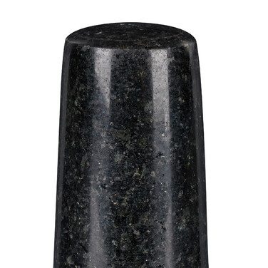 Relaxdays Granit Mörser mit Stößel 12 cm