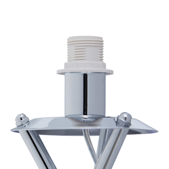 Relaxdays Dreibein Lampe grau