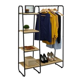 Relaxdays Garderobe mit Regal