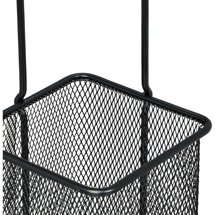 Relaxdays Regenschirmständer, HBT: 52,5 x 13,5 x 13,5 cm, Metall, eckig, modern, (Schwarz)