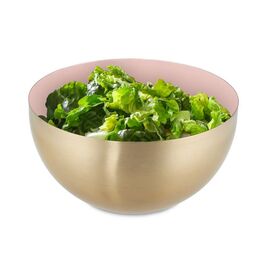 Relaxdays Zweifarbige Salatschüssel aus Edelstahl