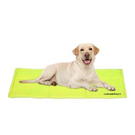 Relaxdays Grüne Kühlmatte für Hunde