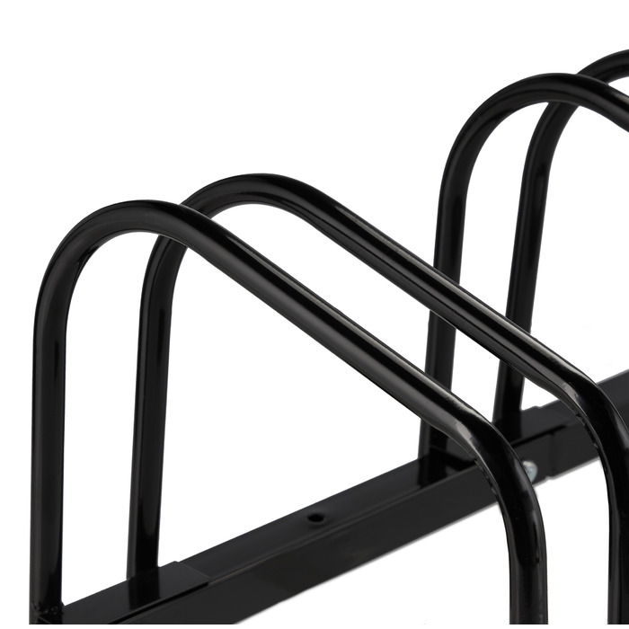 Relaxdays Fahrradständer für 3 Fahrräder schwarz