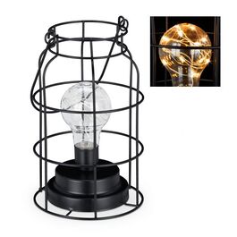 Relaxdays Tischlampe LED industrial