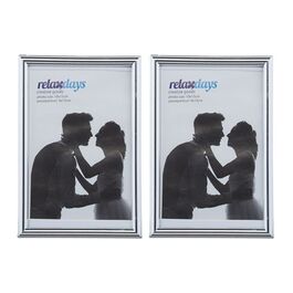 Relaxdays Bilderrahmen 2er Set 10 x 15 cm
