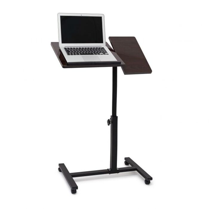 Relaxdays Laptoptisch höhenverstellbar Holz
