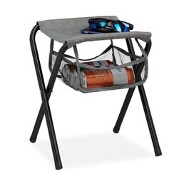 Relaxdays Campinghocker faltbar mit Tasche