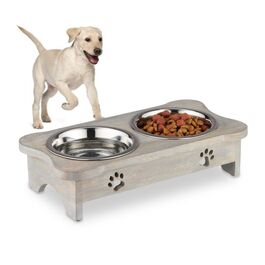 Relaxdays Futterstation für Hunde