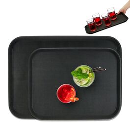 Relaxdays Serviertablett 2er Set