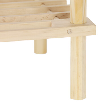 Relaxdays Schuhregal Holz