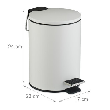 Relaxdays Runder Kosmetikeimer 3 Liter