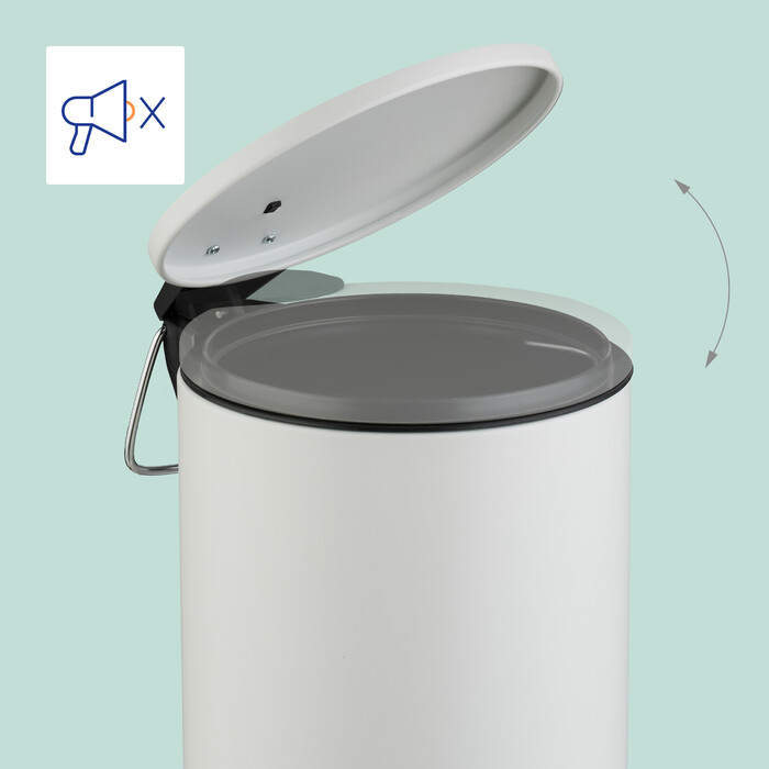 Relaxdays Runder Kosmetikeimer 3 Liter