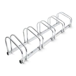 Relaxdays Fahrradständer 5 Fahrräder Stahl 130cm