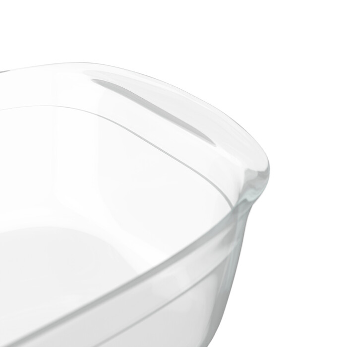 Relaxdays Auflaufform mit Deckel 4,5 l