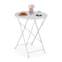 Relaxdays Klappbarer Metall Balkontisch
