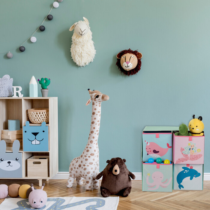 Relaxdays Kinderregal mit Boxen