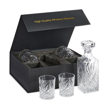 Relaxdays 5-teiliges Whisky Set