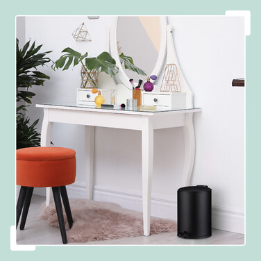 Relaxdays Bad Mülleimer 3 l Softclose