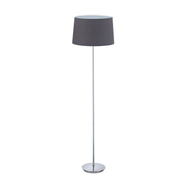 Relaxdays Stehlampe mit Stoffschirm
