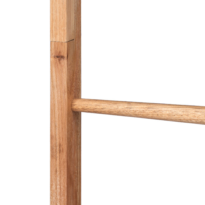 Relaxdays Handtuchleiter Holz 6 Sprossen