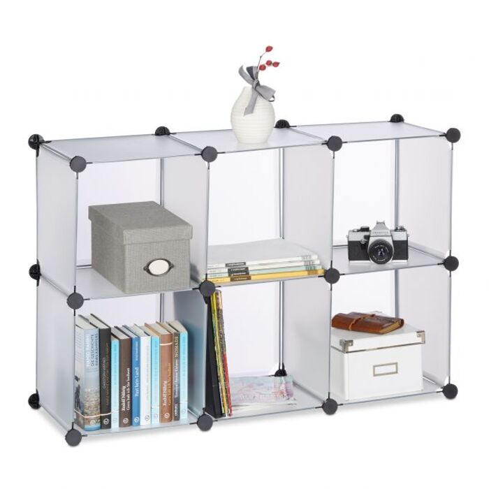 Relaxdays Regalsystem 6 Fächer
