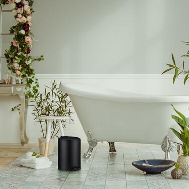 Relaxdays Bad Mülleimer 3 l Softclose