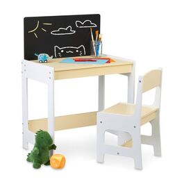 Relaxdays Kindersitzgruppe mit Tafel