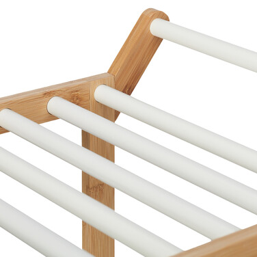 Relaxdays Badregal mit Handtuchhalterung