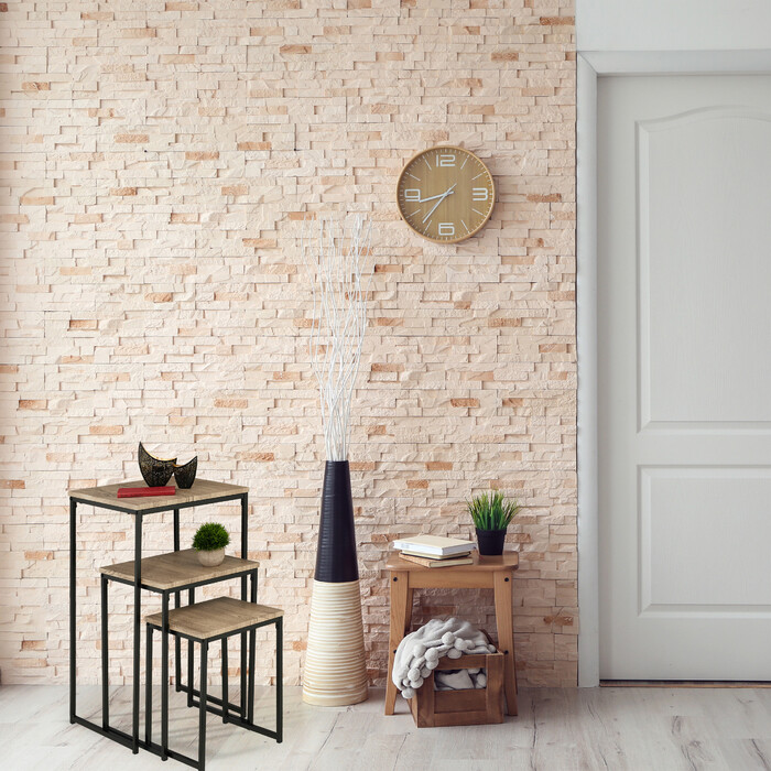 Relaxdays Beistelltisch 3er Set