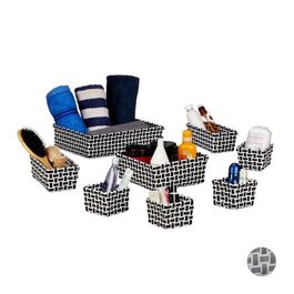 Relaxdays Aufbewahrungskorb 8er Set