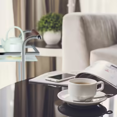 Relaxdays Servierwagen Milchglas