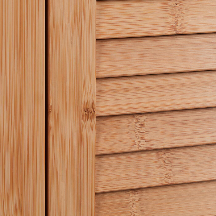 Relaxdays Eckschrank aus Bambus
