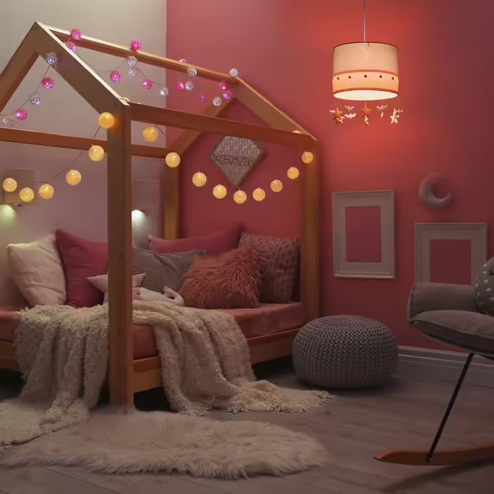 Relaxdays Hängelampe Kinderzimmer Himmel