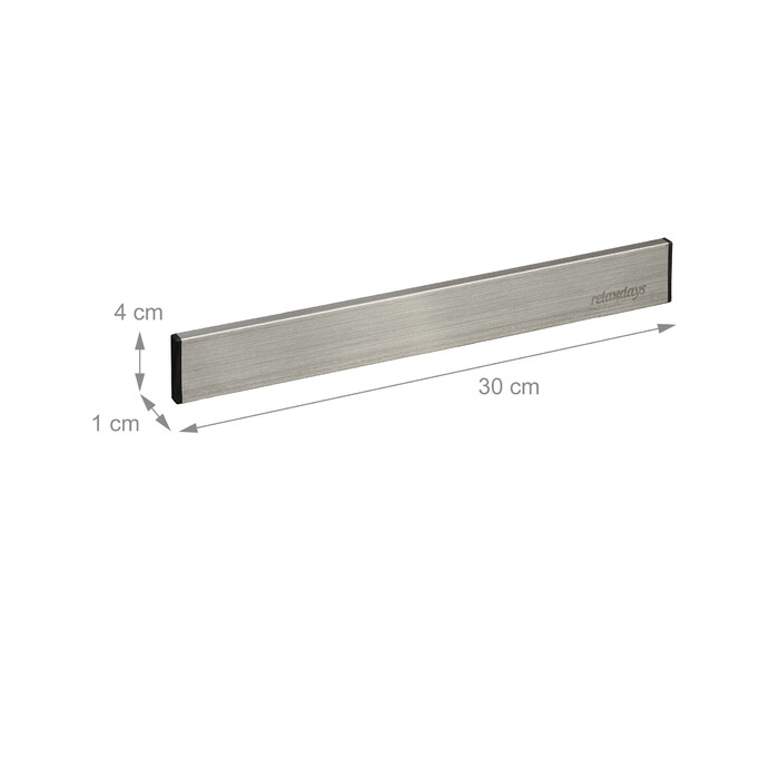 Relaxdays Selbstklebende Magnetleiste 30 cm