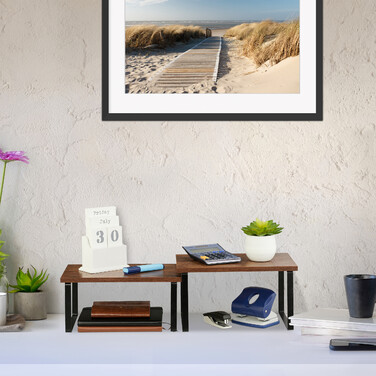 Relaxdays 2-tlg. Tischregal Set Industrial Design