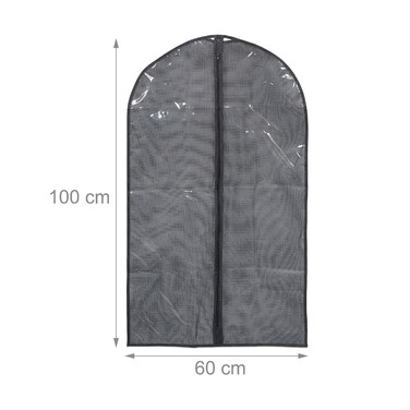 Relaxdays Kleidersack 6er Set 100 x 60 cm