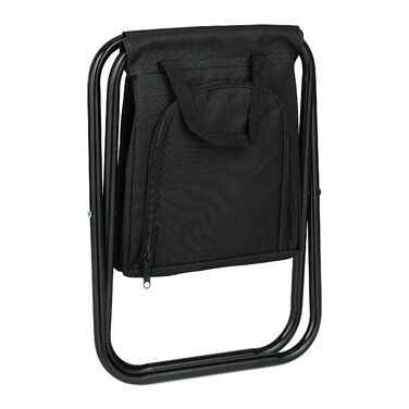 Relaxdays Campinghocker mit Kühltasche