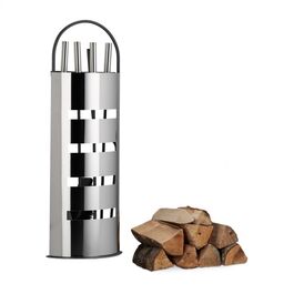 Relaxdays Kaminbesteck modern 5 teilig