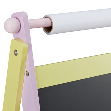 Relaxdays Kindertafel mit Papierrolle