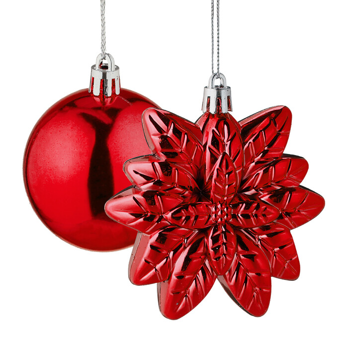 Relaxdays Weihnachtskugeln im 100er Set