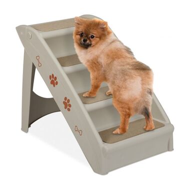 Relaxdays Hundetreppe 4 Stufen