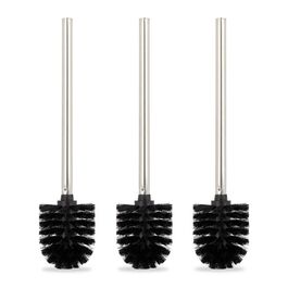 Relaxdays Toilettenbürste 3er Set schwarz