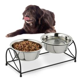 Relaxdays Futterstation für Hunde