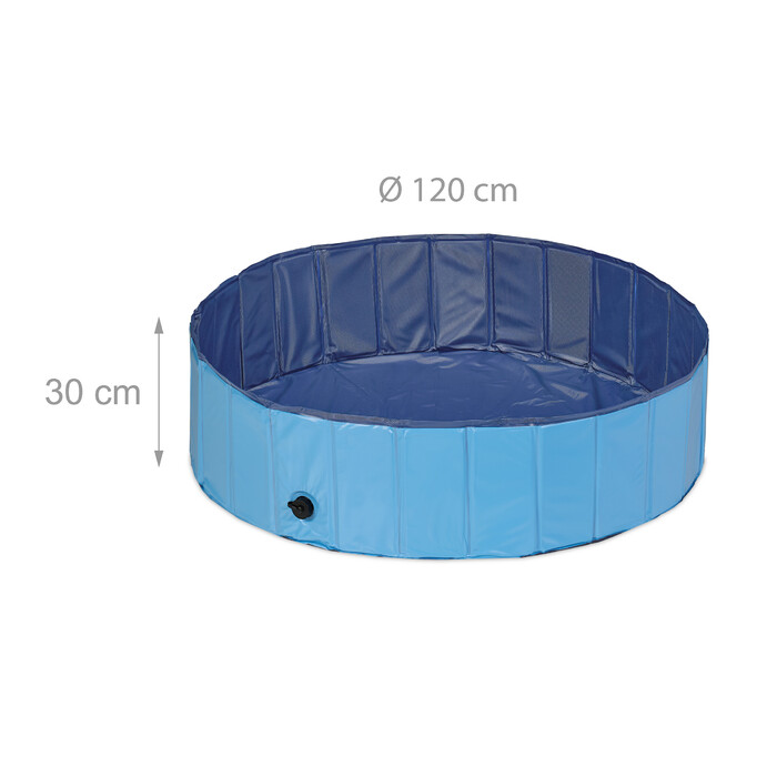 Relaxdays Blauer Hundepool
