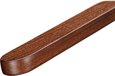 Relaxdays Herrendiener, für Anzug & Hose, Holz Metall Mix, Schlafzimmer, Kleiderbutler, 106,5x45,5x20 cm, braun/schwarz