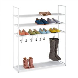 Relaxdays Schuhregal mit Stiefelfach