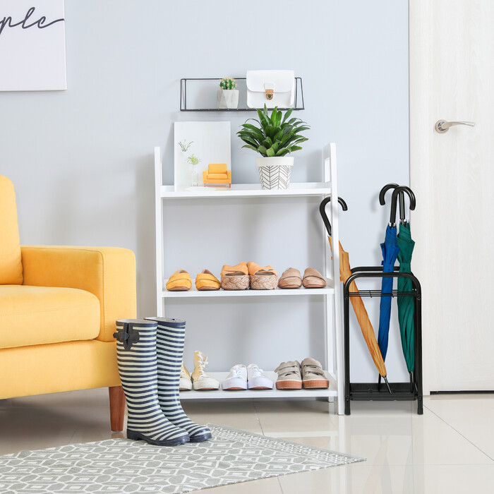Relaxdays Regenschirmständer mit Abtropfschale