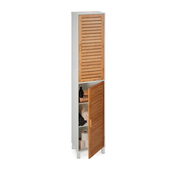 Relaxdays Hoher Badezimmerschrank
